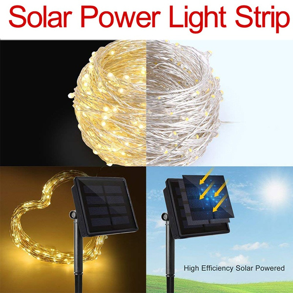 LED Solar Light Outdoor Tuin Fairy String Light Led Twinkle Waterdichte Lamp voor Kerst Patio Boom Party 6 m/12 m/23 m/33 m