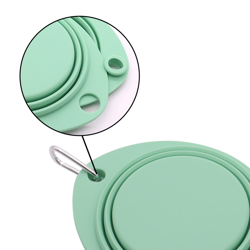 Cuenco para beber de viaje para mascotas, plato alimentador para gatos, cuenco plegable para perros, cuenco doble de silicona, contenedor de comida para cachorros, seguridad saludable