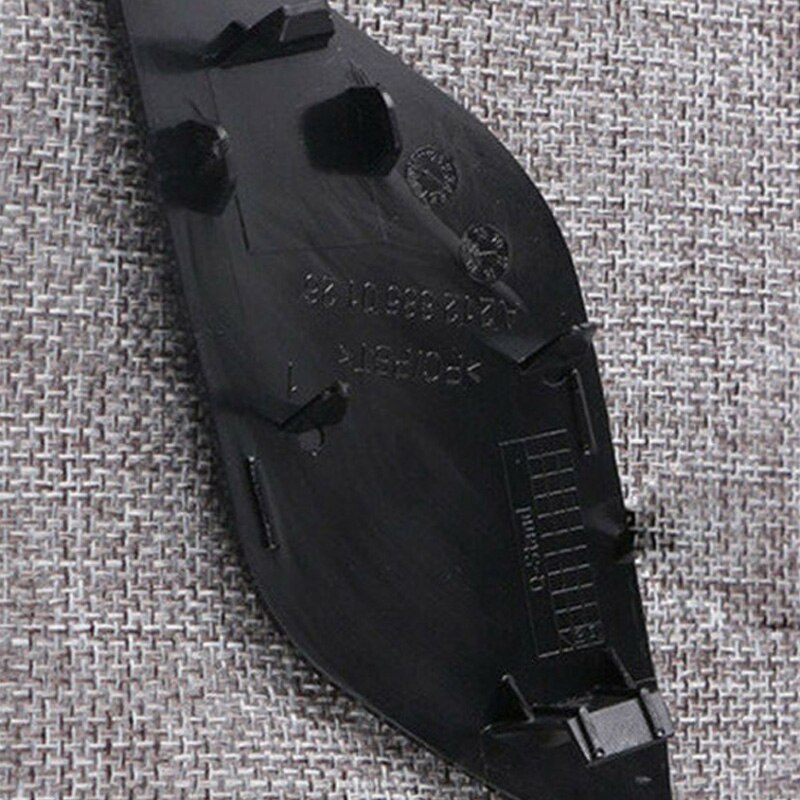 Tapa de la cubierta del gancho del parachoques delantero negro para Mercedes Benz E200 E260 E280 E300L