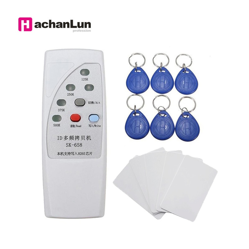 Handheld Rfid Card Reader Handheld Rfid Writer 125KHz Card Reader Writer Copier Duplicator 4 Frequency RFID Copier Reader Writer