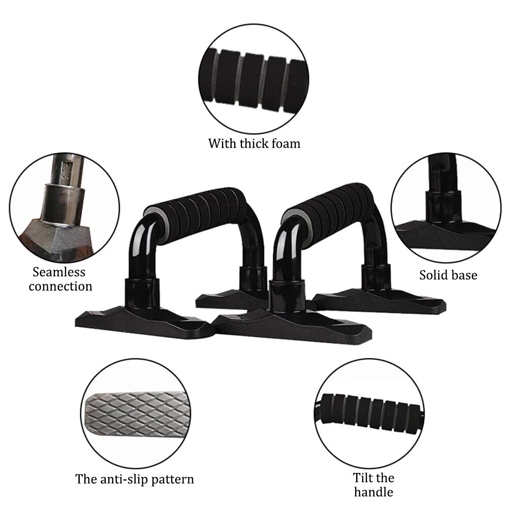 5-in-1 AB Roller Kit Abdominal Press Wheel Pro with Push-UP Bar Jump Rope Knee Pad Gym Home Exercise Fitness Workout Equipment