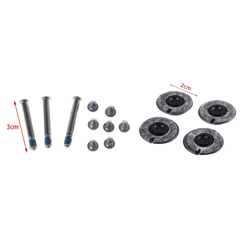 14 Pcs Parts for Apple Laptop Pro A1278 A1286 A1297 13 Inch 15 Inch 17 Inch:10 Pcs Back Cover Screw Computer Repair Part