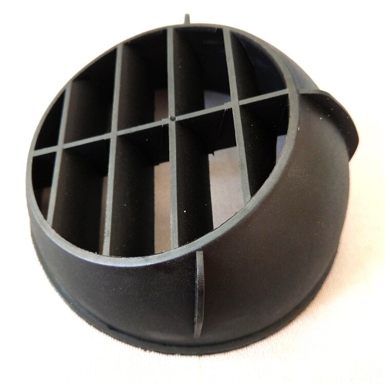 Universal Round Air Outlet Vent For RV Bus Boat Yacht Air Conditioner Vent Black