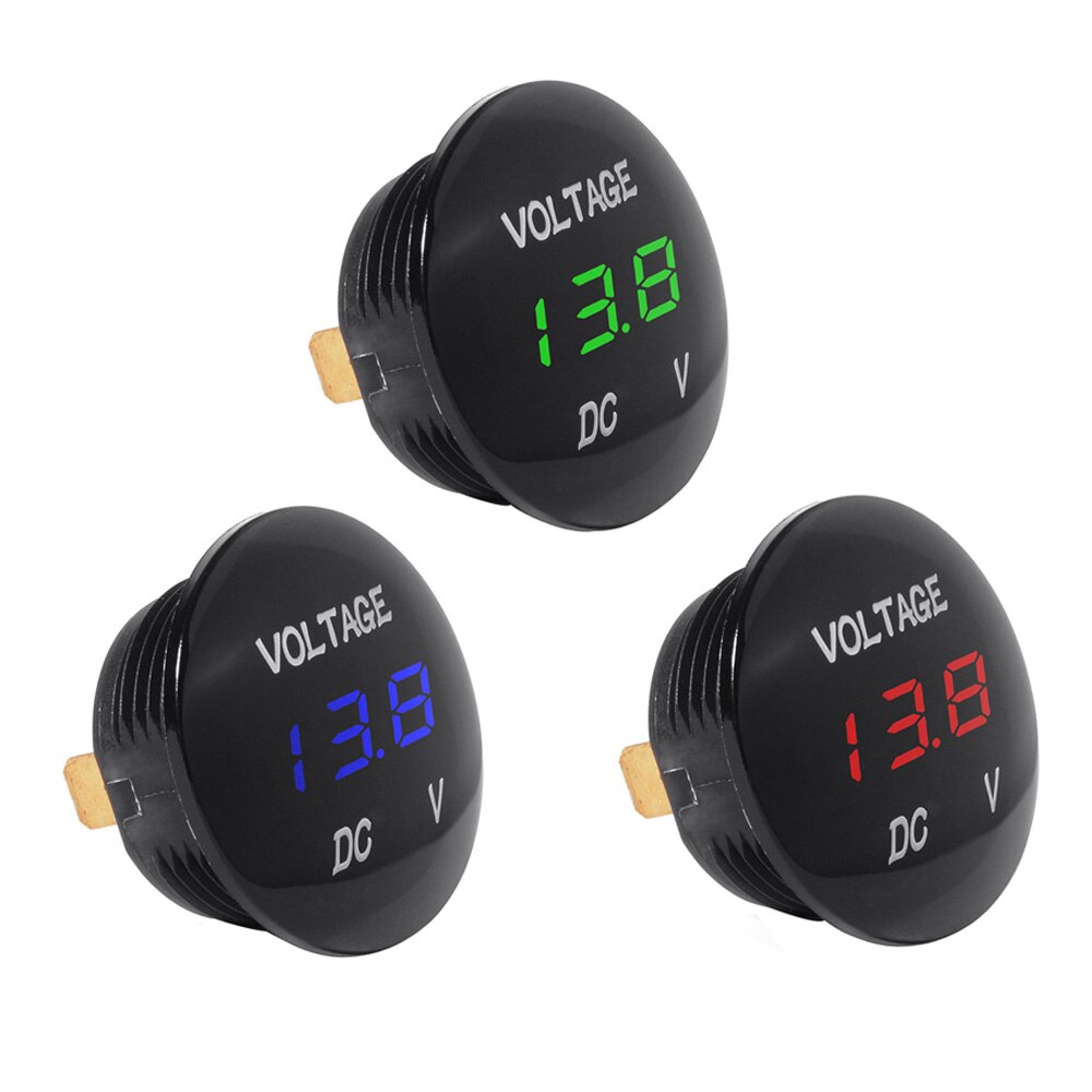 thumbnail image 2 of LED 4-Bit DC 0-33v Digital Voltmeter Voltage Panel Meter 5v 12V 24v Car Battery 2 of 10