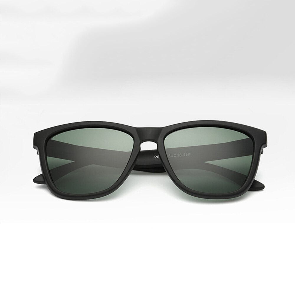 Damskie okulary z lusterkiem męskie retro klasyczny okulary przeciwsłoneczne Multistyle dla obu płci spolaryzowane okulary przeciwsłoneczne: ciemny zielony