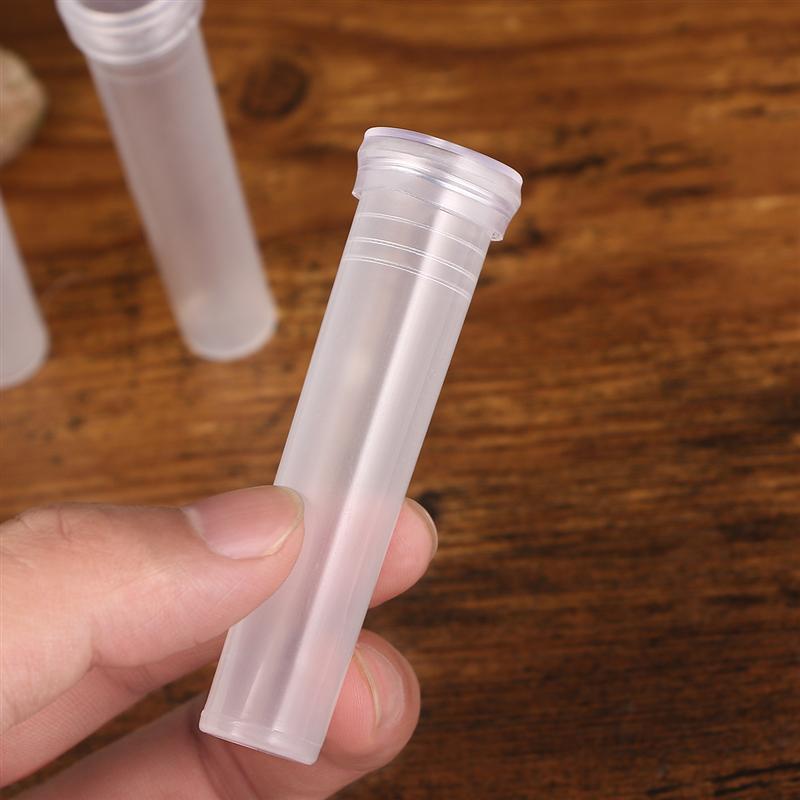 Healifty 50 Uds. Tubo con flor transparente práctico tubo con flor s contenedor de agua para floristería