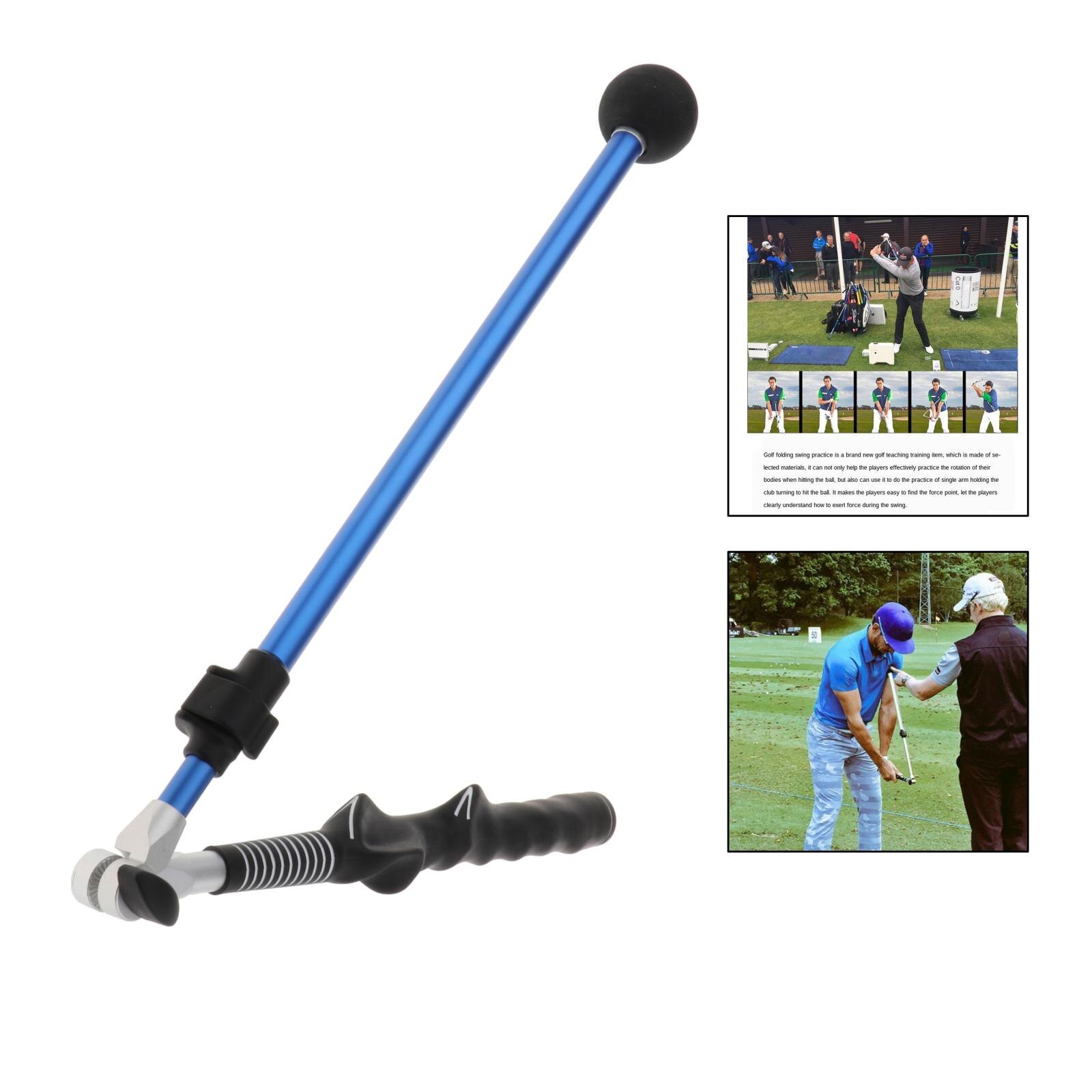 Golf Swing Trainer Retractable Gesture Training Position Grip Auxiliary Gear