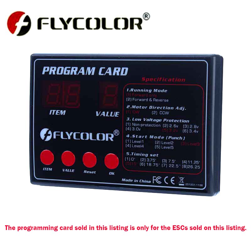 Original Flycolor 50A 70A 90A 120A 150A Bürstenlosen ESC Geschwindigkeit Regler Progaming Karte 2-6S Lipo BEC 5,5V/5A für RC Stiefel: Licht Grau