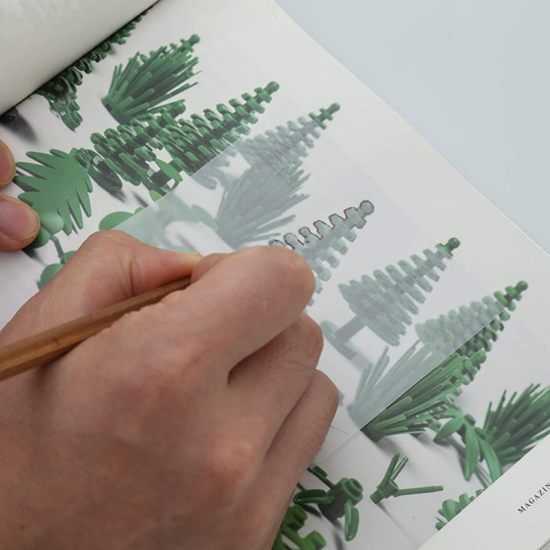 Simple Transparent Sticky Notes Self Adhesive Memo Pad Markers Stickers For Records school supplies Office stationary Note Paper