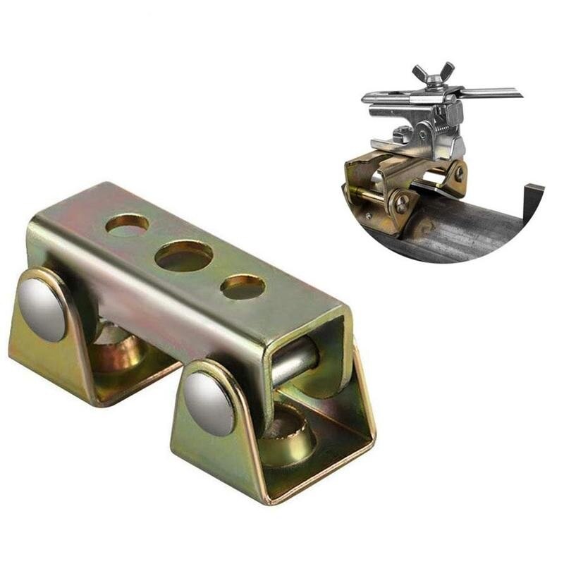V-type Clamps V-shaped Welding Holder Adjustable Welding V-shaped Fixture Fixture Boom Clamping Adjustable Working Tool O2K4