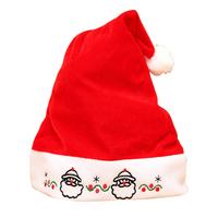 Gebreide LED Verlichting Kerst Hoed Gloeiende Hoed Vrolijk Kerstfeest Decoratie Jurk Xmas Cap Kleurrijke Licht Winter Warmer Wol Cap: Red Christmas hat