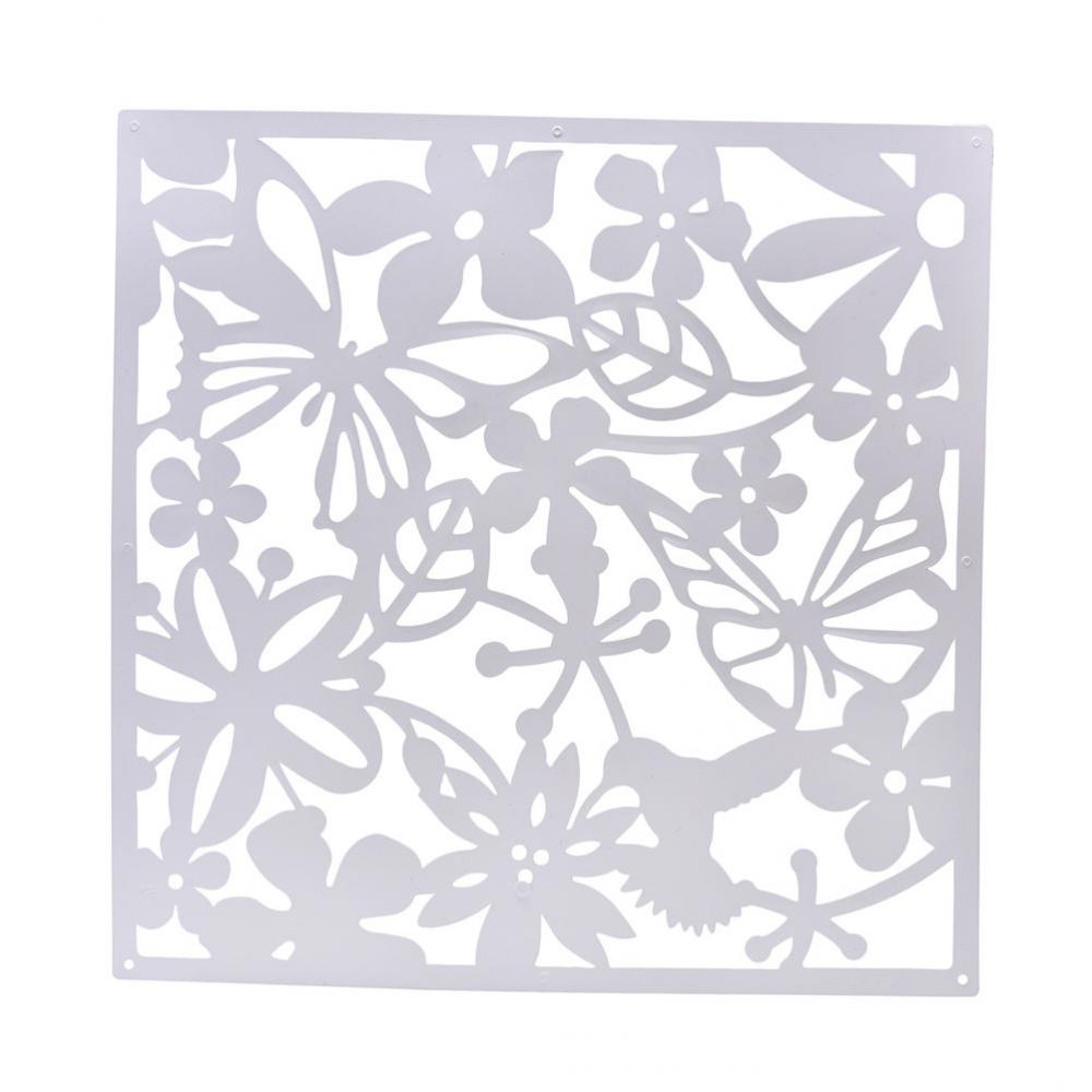 Set of 3Pcs Hollow Out Room Divider Home Privacy Screen/Separator/Partitionn: White