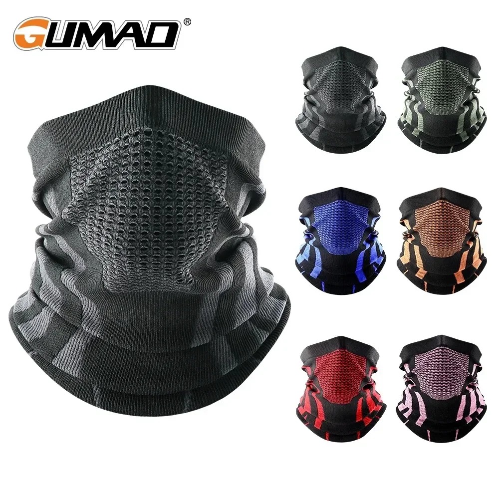 Thermische Gezicht Bandana Masker Cover Halswarmer Gaiter Fiets Ski Tube Sjaal Wandelen Ademende Maskers Print Dames Heren Winter