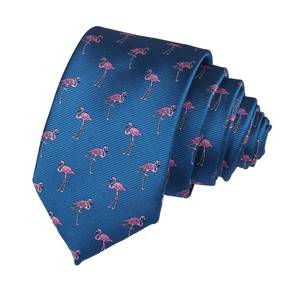 Gravata dos desenhos animados para homens poliéster jacquard animal gravata para casamento ternos de negócios 6cm gravata magro gravata masculina gravatas