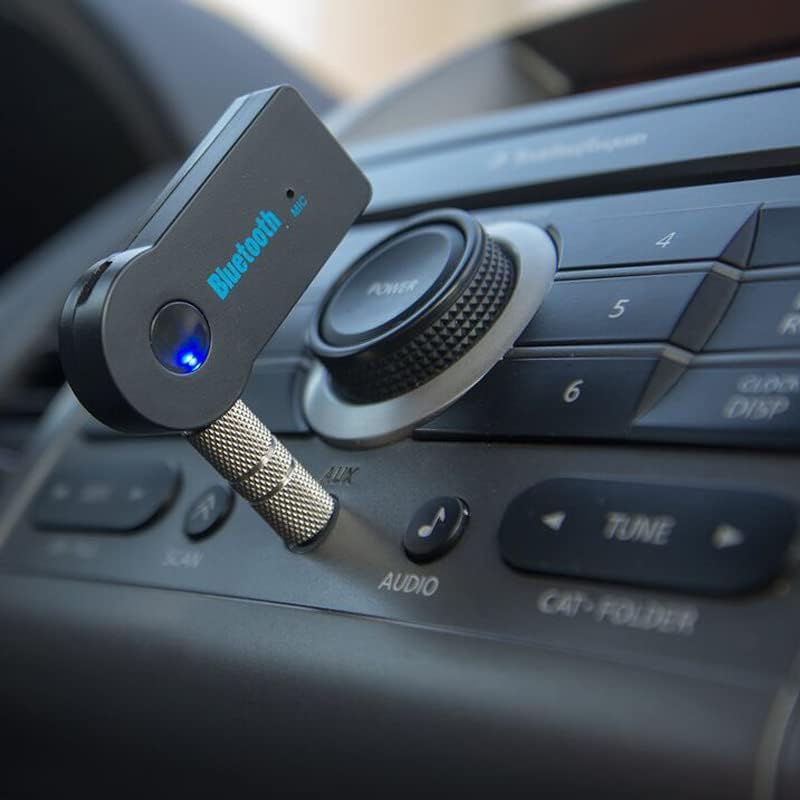 Aux Car Bluetooth Receiver 5.0 Interface 3.5mm Wireless Audio Adapter Hands Free Call Conversion Bluetooth Transmitter