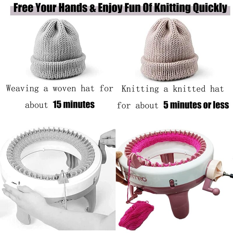 Knitting Machine Drill Attachment for Sentro Knitting Machine Adapter 3 Quick Knit for Sentro 22 Sentro 40 Sentro 48