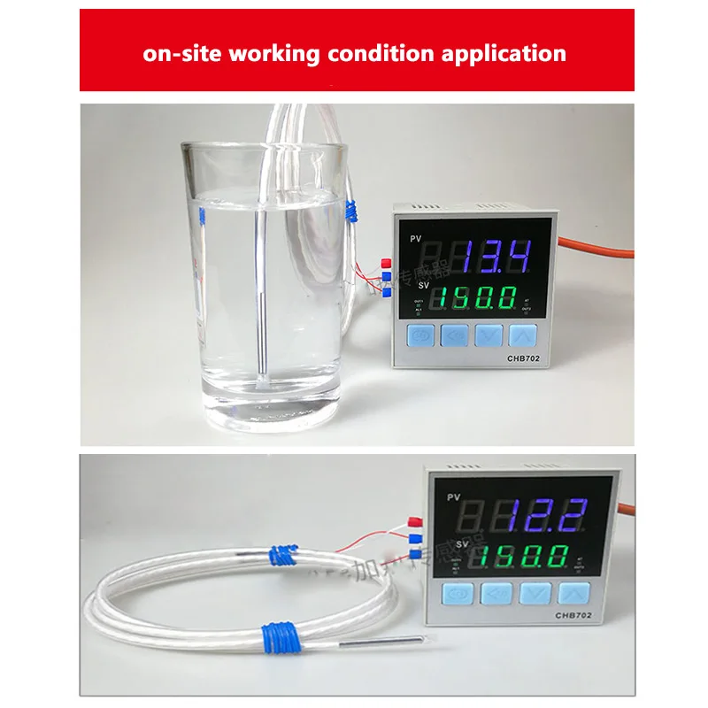 Pt100 korrosionsskyddande termisk resistans syra-alkali-resistent termoelement pläteringsanläggning betningstank teflon temperatursensor