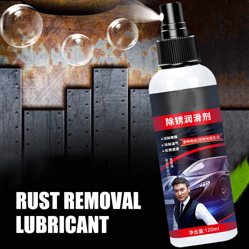 120ml Multi-purpose Rust Remover- Rust Inhibitor Derusting Spray Car Maintenance Clean TD326