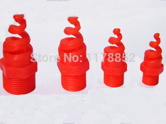 6 st 1/2 " gängad spiralkon plastdimsystem dimmunstycke imduschmunstycke industriell spraydammborttagare