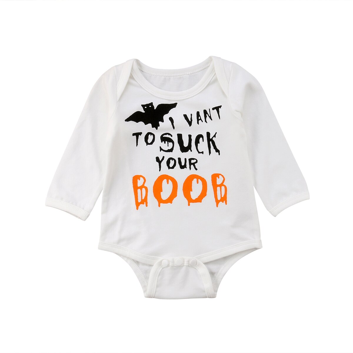 Newborn Infant Baby Boy Girl Long Sleeve Halloween Romper Jumpsuit Playsuit Clothes