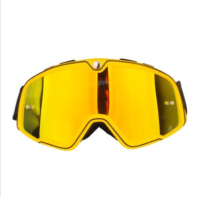 Stijl Lederen Bril Vintage Motorfiets 100% Bril Vintage Motorcycle Goggles Retro Jet Helm Bril: 100 09