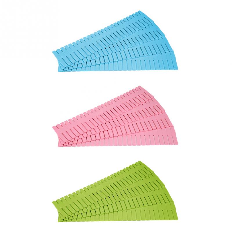 4 Pcs DIY Plastic Drawer Grid Separator Adjustable Drawer Organizer Living Room Drawer Storage Underwear Socks makeup Clapboard