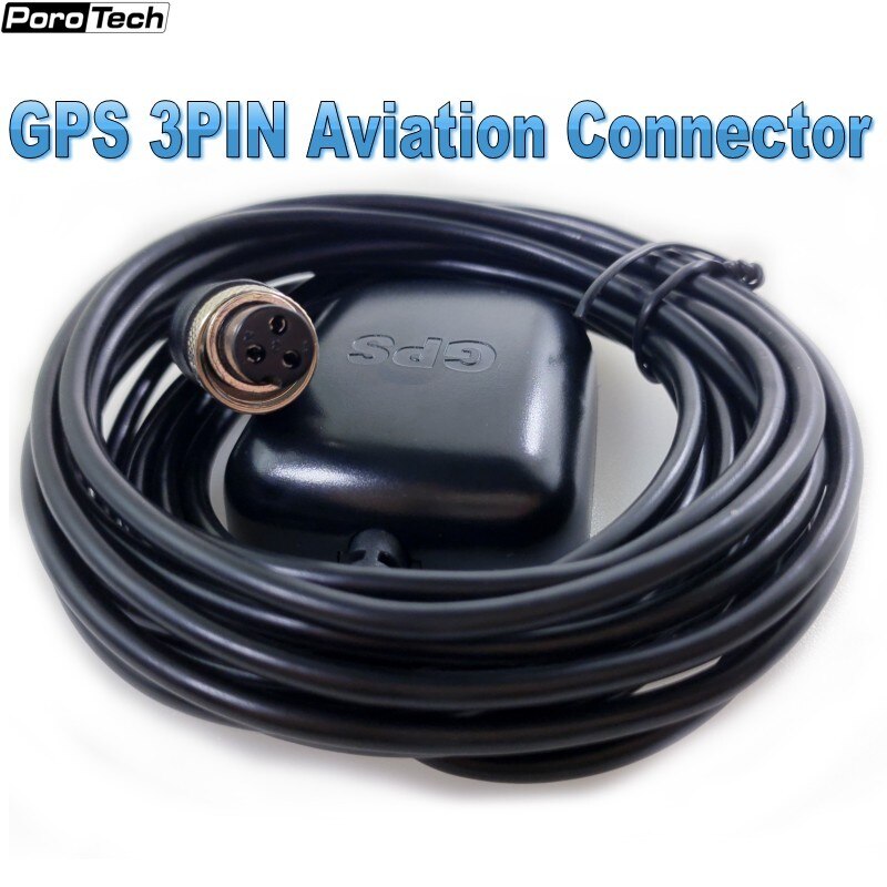 GPS DVR luftfahrt stecker MTK 3329 chipset GPS 3Stift antenne für DVR GS-216 G-maus Gps empfänger mit RS232