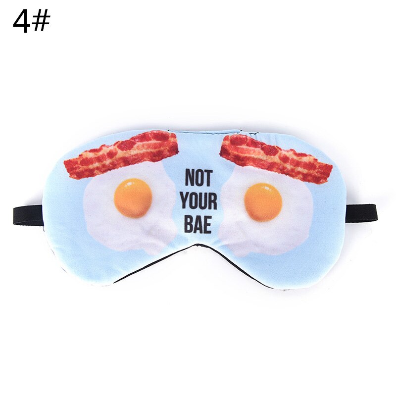 1pcs Lovely Printing Nap Eye Care Shade Blindfold Sleep Mask Eyes Cover Sleeping Cartoon Plush 3D Sleeping Eye Mask: not your bae