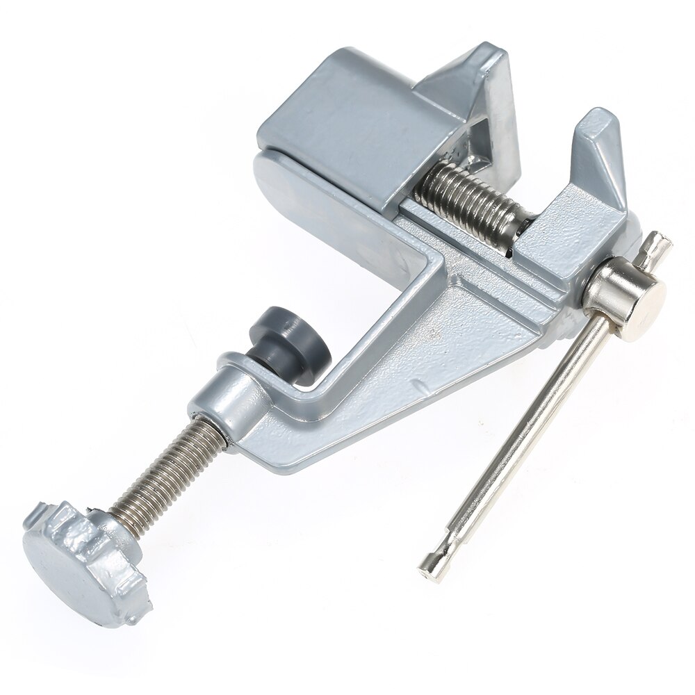 mini Bench Vice Grinder Accessory Electric Drill Stand Holder Drill Stent Clip-on Clamp Vice Vise Swivel Bench Tool