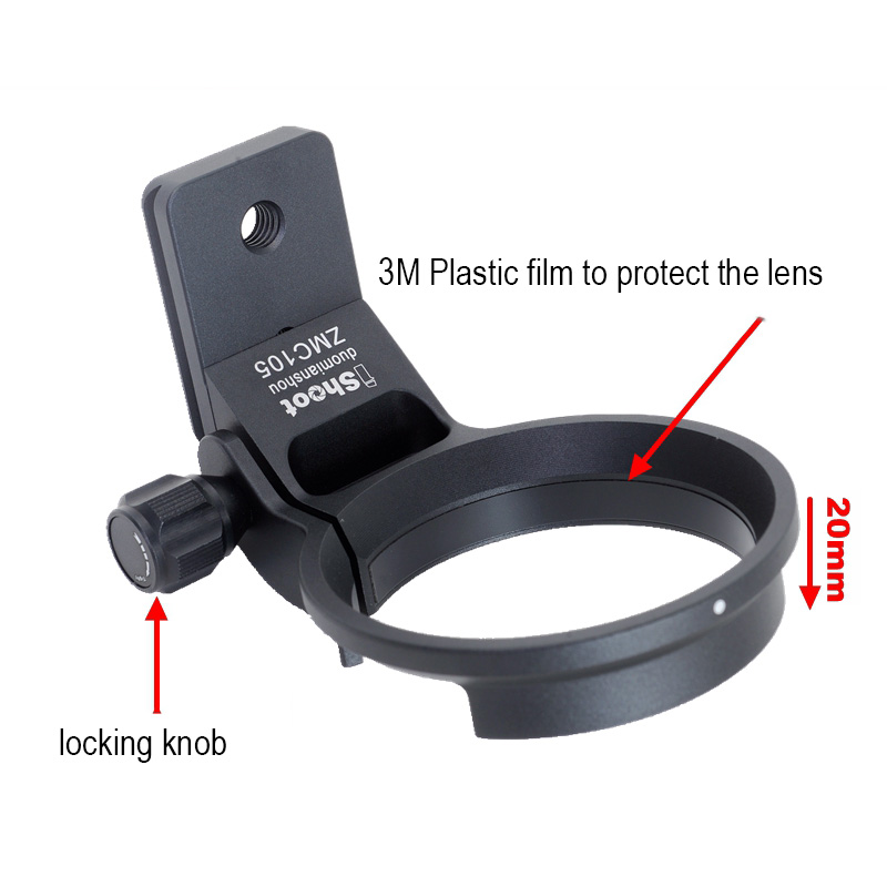 Ishoot Lens Kraag Voor Nikon Z Mc 105Mm F2.8 Vr S/Nikon Z 85Mm F 1.2 S/Nikon Z 135 F1.8 S Plena Statief Mount Ring IS-ZMC105