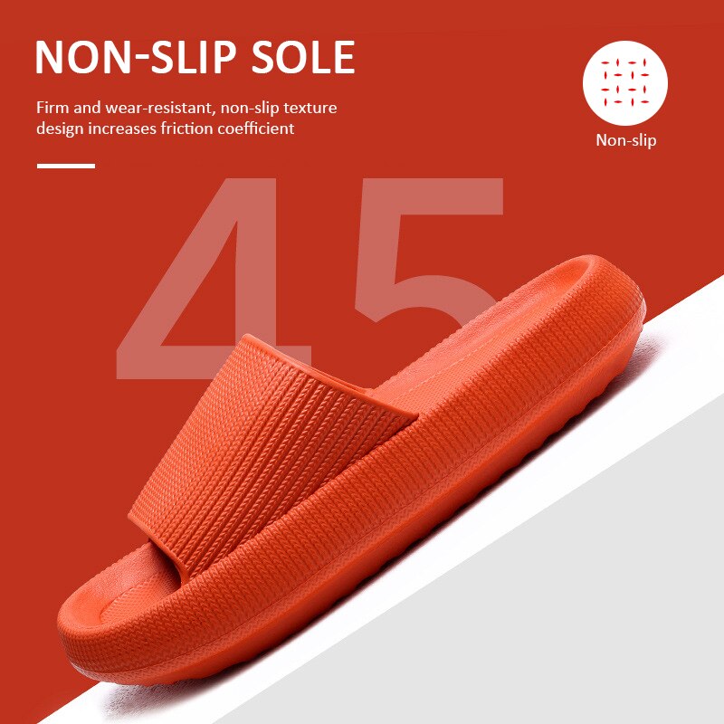 Dikke Zool Thuis Vrouwen Slippers 4.5Cm Hak Dames Platform Platte Schoenen Antislip Eva Woonkamer Indoor slides Vrouwen Slippers