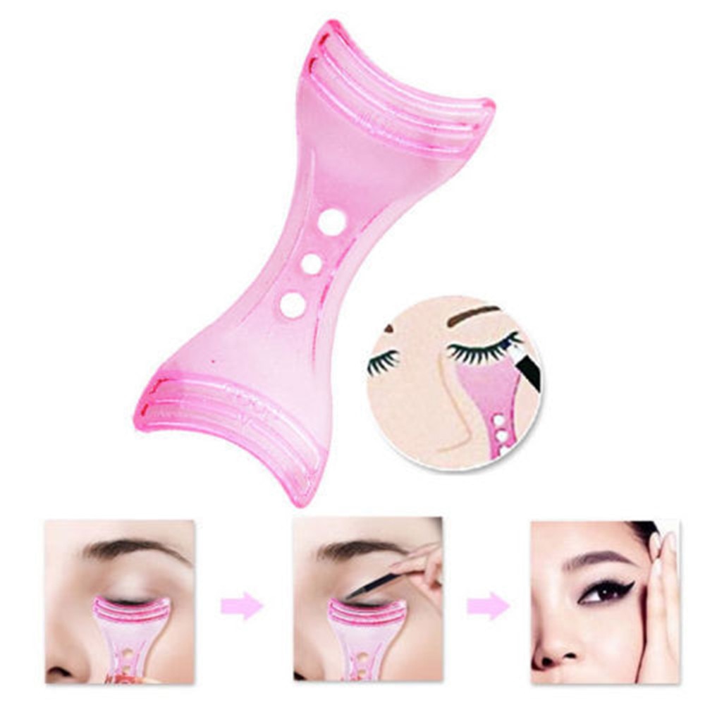 Eyeliner Stencils Winged Eyeliner Stencil Models Template Shaping Tools Eyebrows Template Card Eye Shadow Makeup Tool