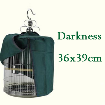 Dikke Duisternis Ademend Vogelkooi Cover Voor Myna Spruw Parkiet Papegaai Winddicht Anti-Interferentie Kooi Cover: cage cover36x39cm