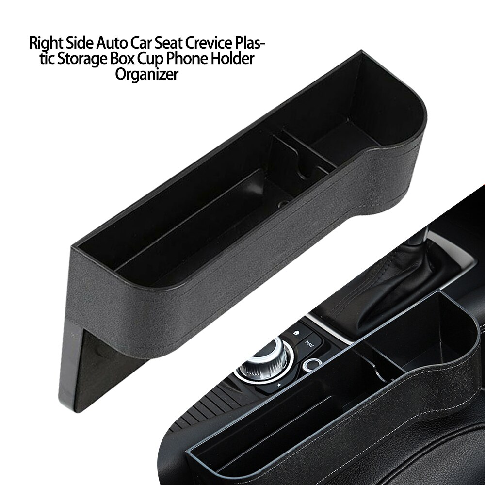 Car Storage Box organizer Universal Car Seat organizer Card Phone Holder Pocket Seat Gap Slit Pocket Catcher Organizer: Right