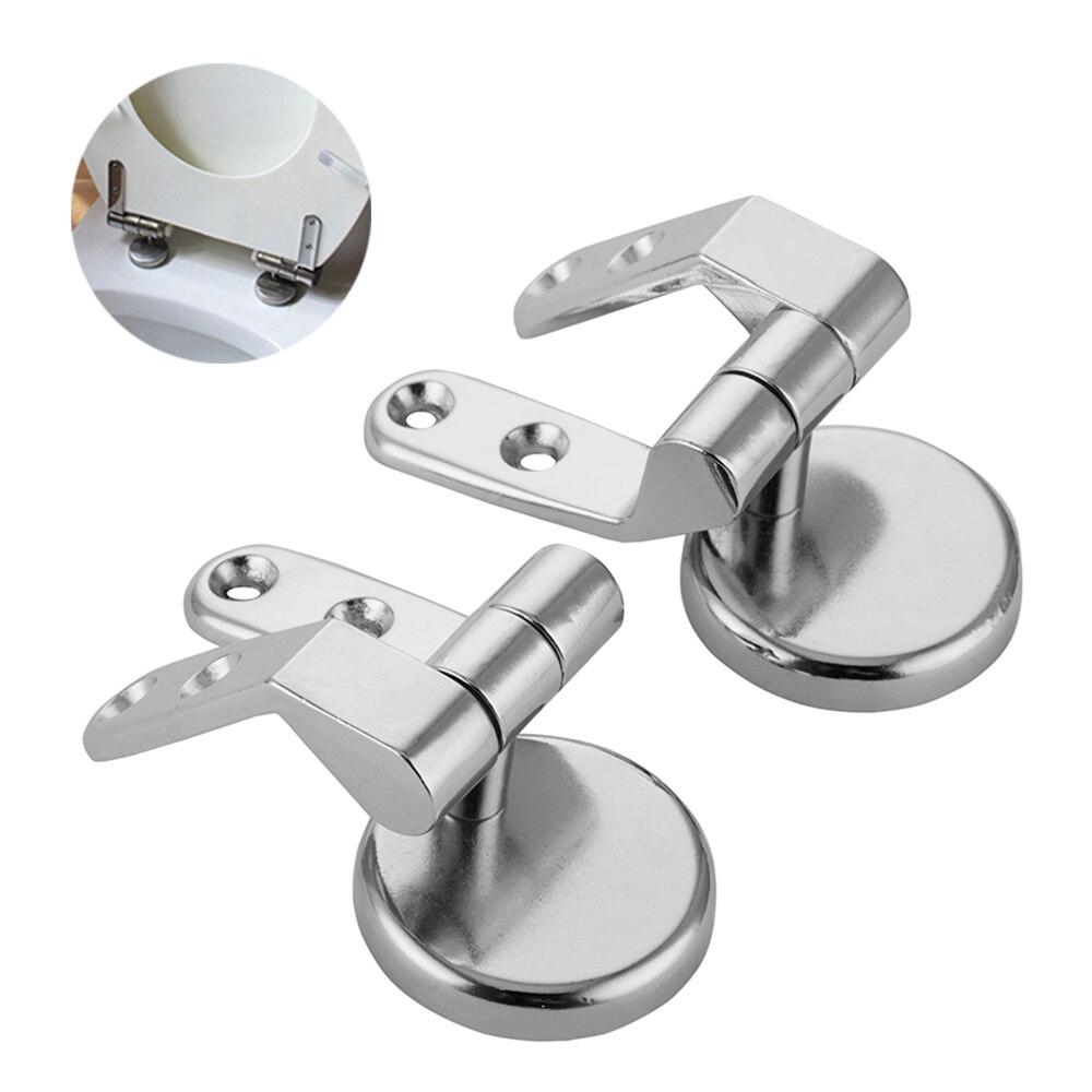 Universal Toilet Seat Hinges Stainless Steel Replacement Parts Toilet Cover Mounting Fittings Toilet Accessories For Bathroom