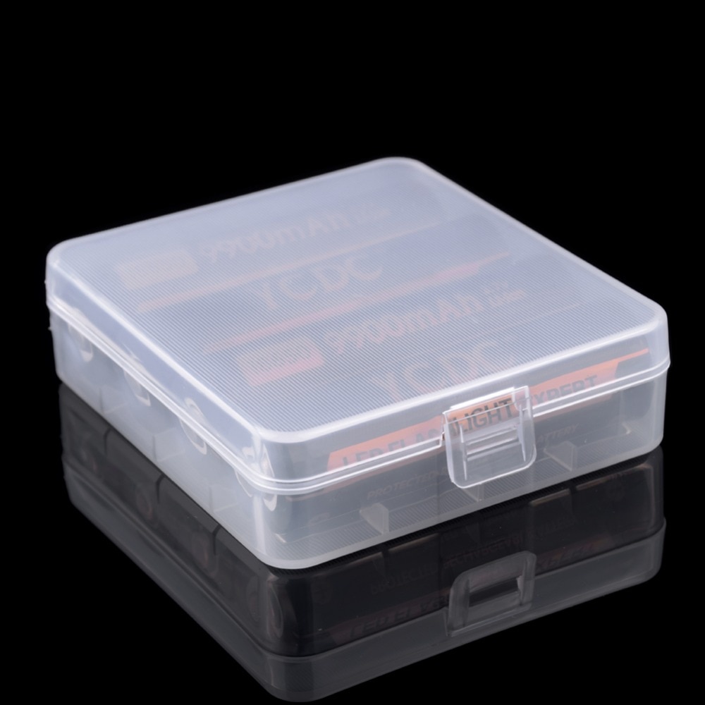 Duurzaam Witte Plastic 18650 Aa Aaa Batterij Case Houder Storage Box Container Voor 2/4X18650 4xAA 4Xaaa Batterijen