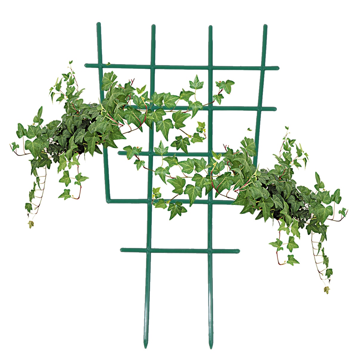 5 Pcs Plastic Garden Trellis Climbing Frame Fence Lattice Gardening Net Vegetable Plant Lattice Garden Tools Green