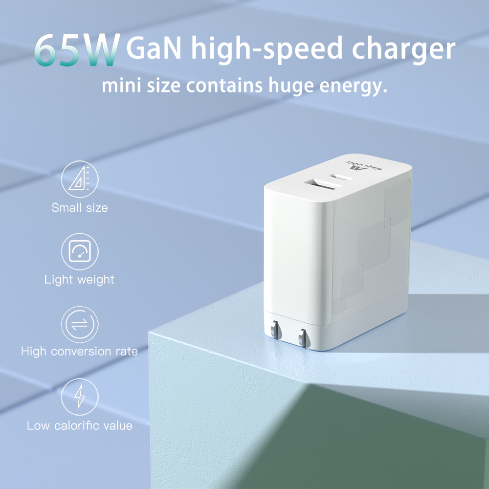 65 W Gan Charger Quick Charge 4.0 3.0 Type C Pd 3.0 Usb Charger Met Qc 3.0 4.0 Draagbare Snelle oplader Voor Iphone Laptop Macbook