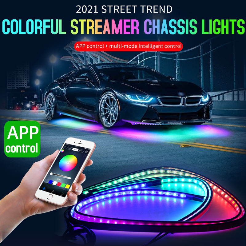 Car Underbody Streamer Ambient Light Strip Backlig... – Vicedeal
