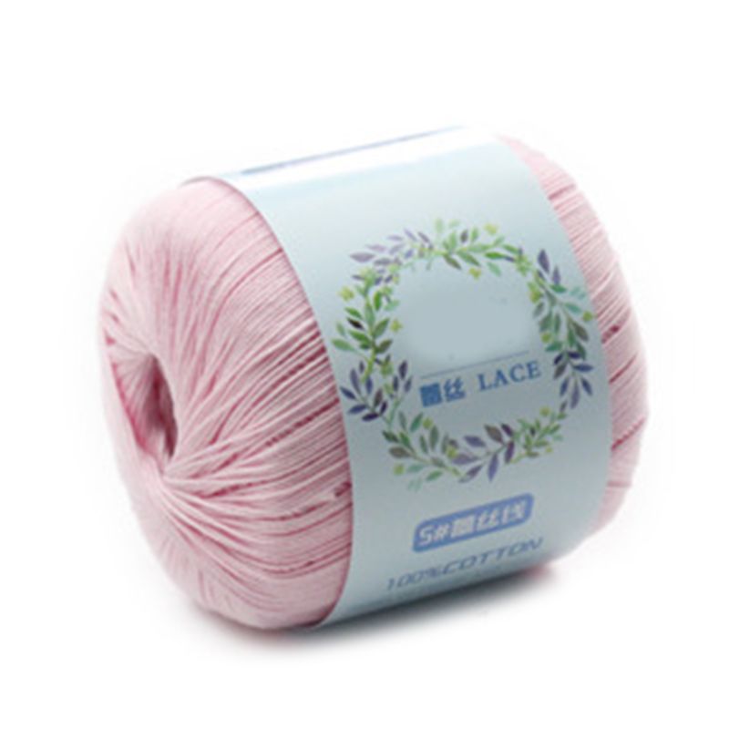 1 Roll Mercerized Cotton Cord Thread Medium Fine Solid Color DIY Hand Knitting Yarn for Embroidery Crochet Pearl Lace: 13