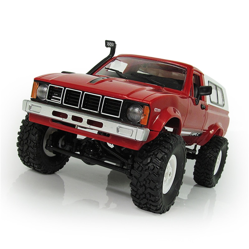 Modèle de voiture télécommandée WPL C24 2.4G tout-terrain, Buggy RC, à monter soi-même, camion à chenilles à grande vitesse, jouets 4WD, KIT en métal, partie Chasis,