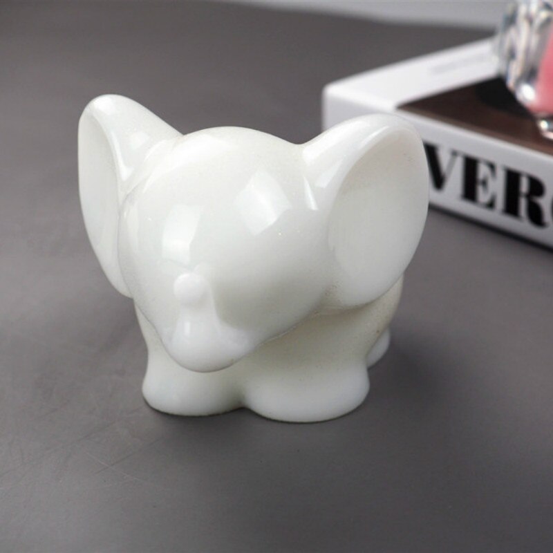 Så sød elefant formet nipsting æske forme silikone form kawaii konkylie smykke æske forme sød opbevaring epoxy harpiks æske fremstilling