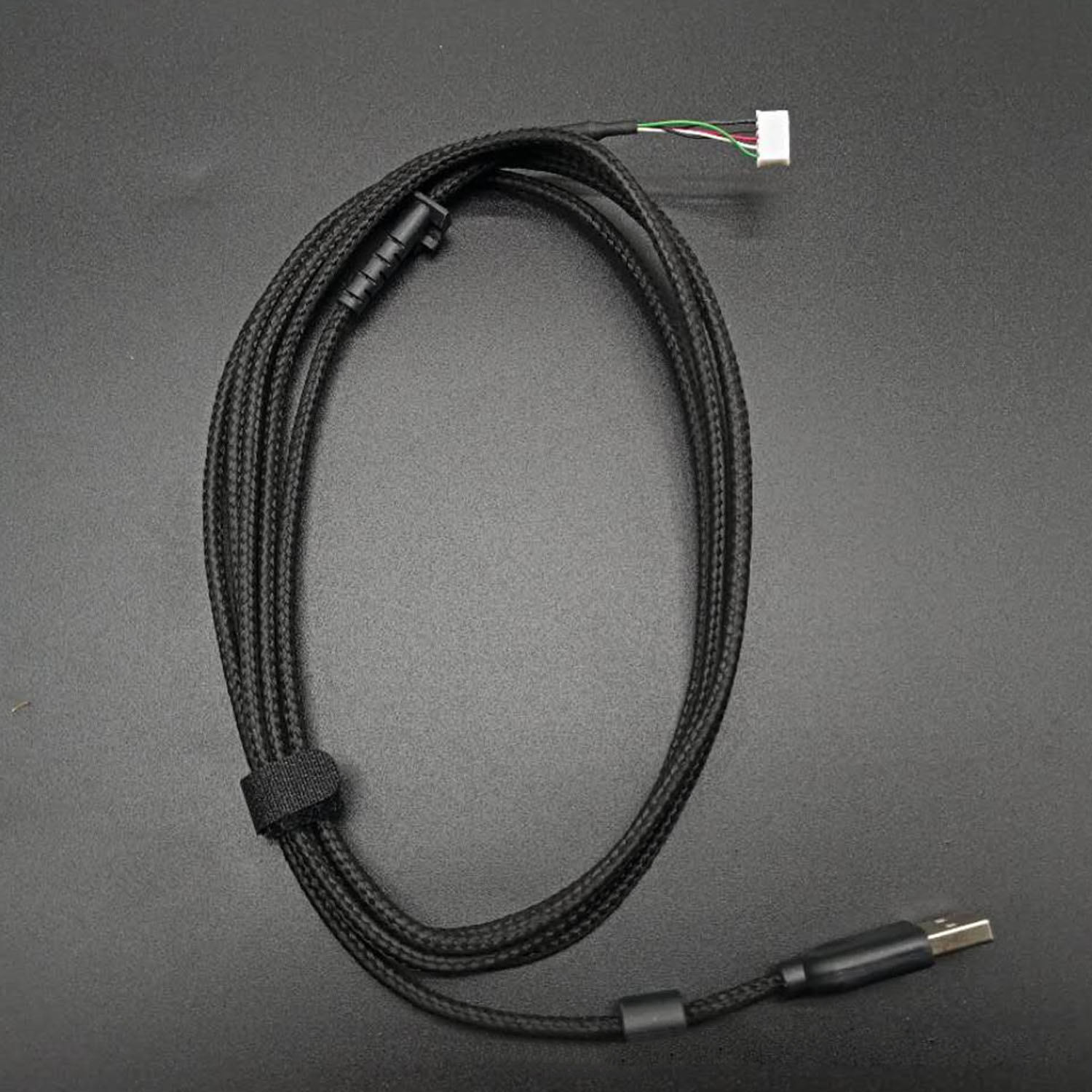 Besegad 2m Duurzaam Nylon Gevlochten USB Lijn Muis Kabel Vervanging voor Logitech G502 Accessoires