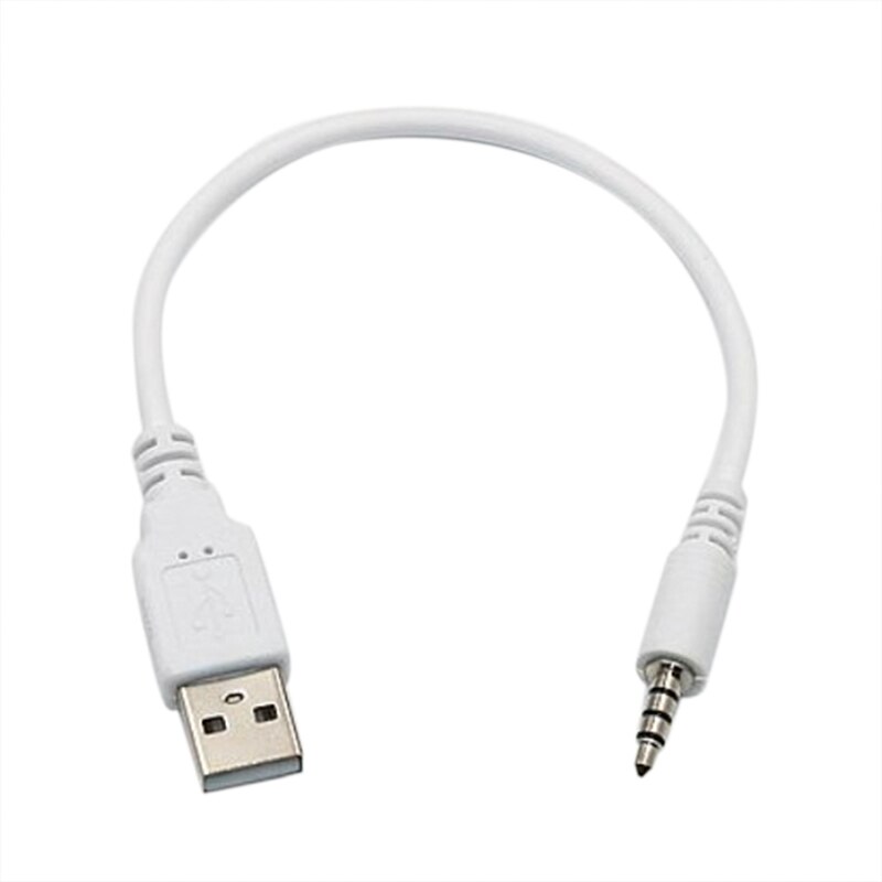 3.5mm Jack to USB 2.0 Data Sync Charger Transfer Audio Adapter Cable cord for Apple iPod 3rd 4th 5th 6th