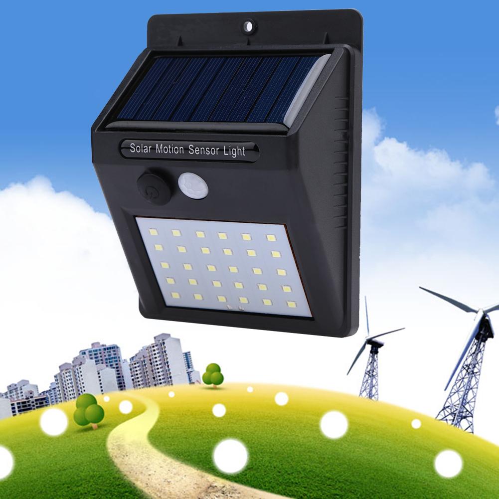 4pcs 30LEDs Solar Light Solar Powered human body induction Wireless Solar Lamp Waterproof Outdoor Garden Wall Lamp LED light