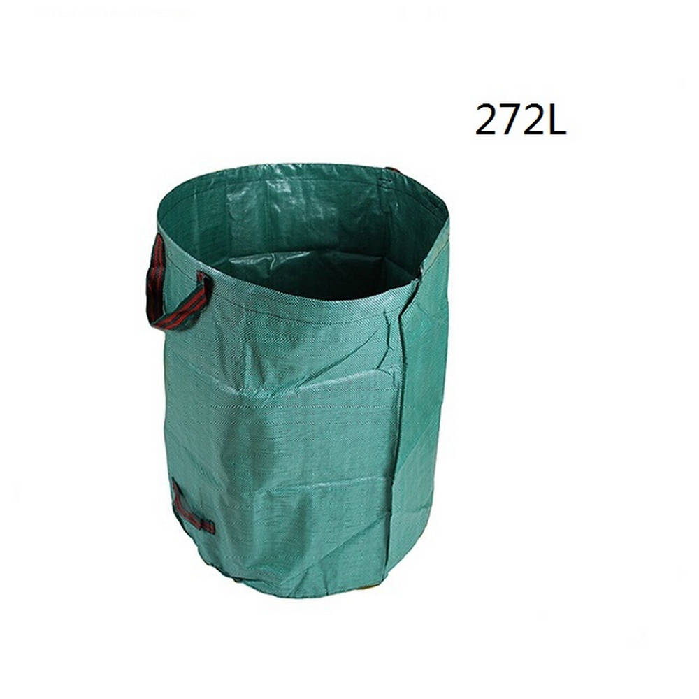 Affaldsopbevaringspose affaldsspand folde pop-up blomsteropsamlingsboks bærbar til haven camping og have blade og blade opbevaring: 272l (67 x 76cm)