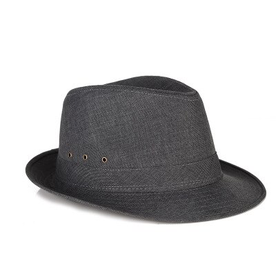 2017 nova unisex masculino linho fedora vintage gangster jazz dança boné panamá chapéus presente do pai: 2