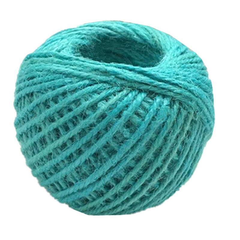 50M Natural Burlap Hessian Jute Twine Cord Hemp Rope 2mm Packing String Wedding Decoration 5BB5607: 17