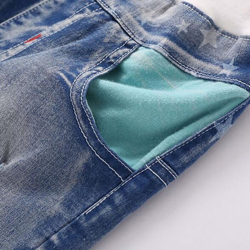 Pantalones cortos DE PEACH DE verano para bebés, pantalones vaqueros con cintura elástica, pantalones vaqueros a la altura DE la rodilla DE algodón para niños, ropa para niños