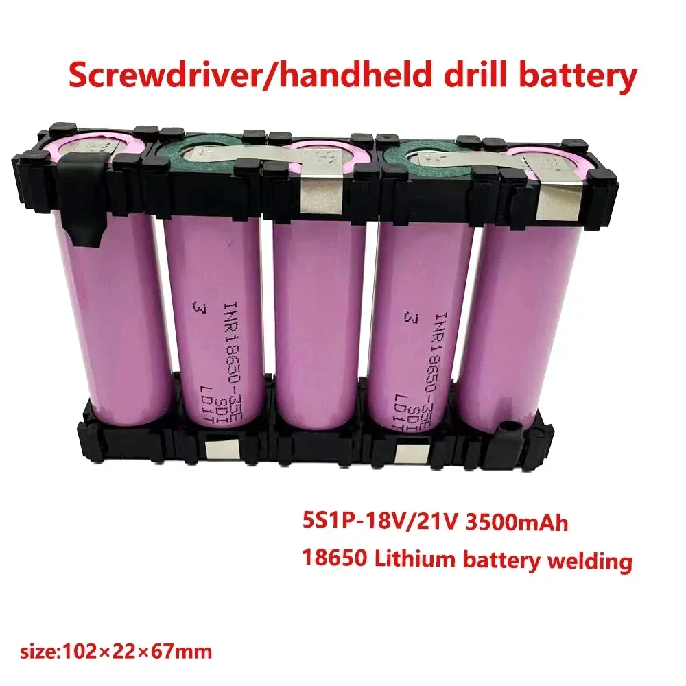 2S1P 3S2P 4S1P~5S2P 6S2P 18650-35E akumulator niestandardowe spawanie akumulatorów 18650-35E 3500mAh / 7000mah akumulator 7,4V do 25,2v: Pomarańczowy
